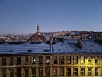 frosty rooftops