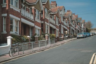 Houses on hill