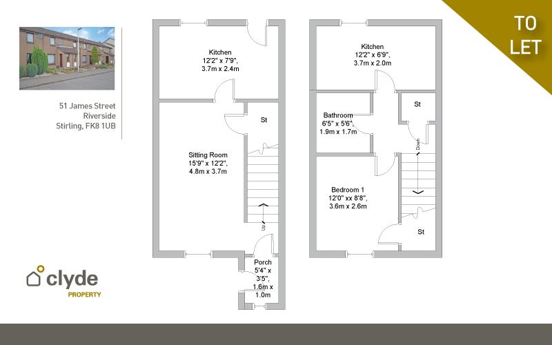 Property to rent in Stirling Town, FK8, James Street properties from