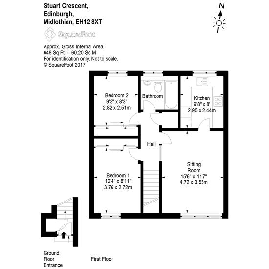 Stuart Crescent Map Property to rent in Corstorphine, EH12, Stuart Crescent properties from ...