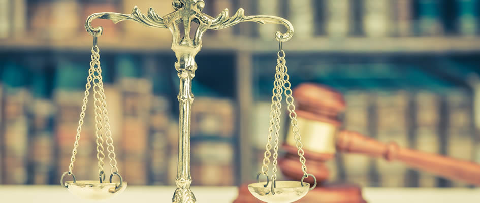 Scales and gavel